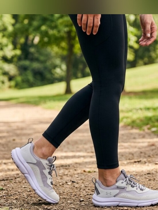 Under Armour Shoes - Under Armour Women's Gray and Purple Sneakers